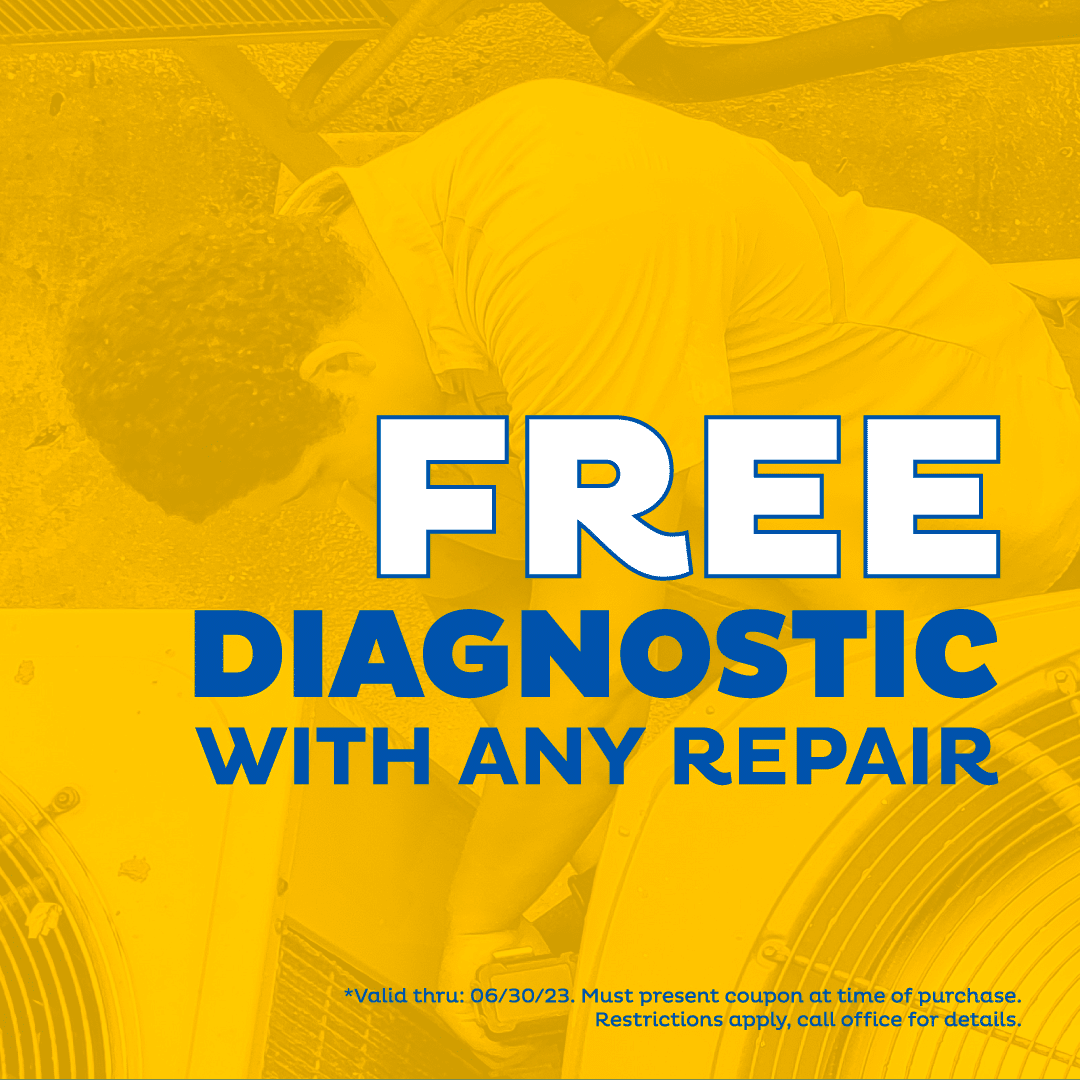 Free diagnostic with any repair, valid only if presented at time of purchase